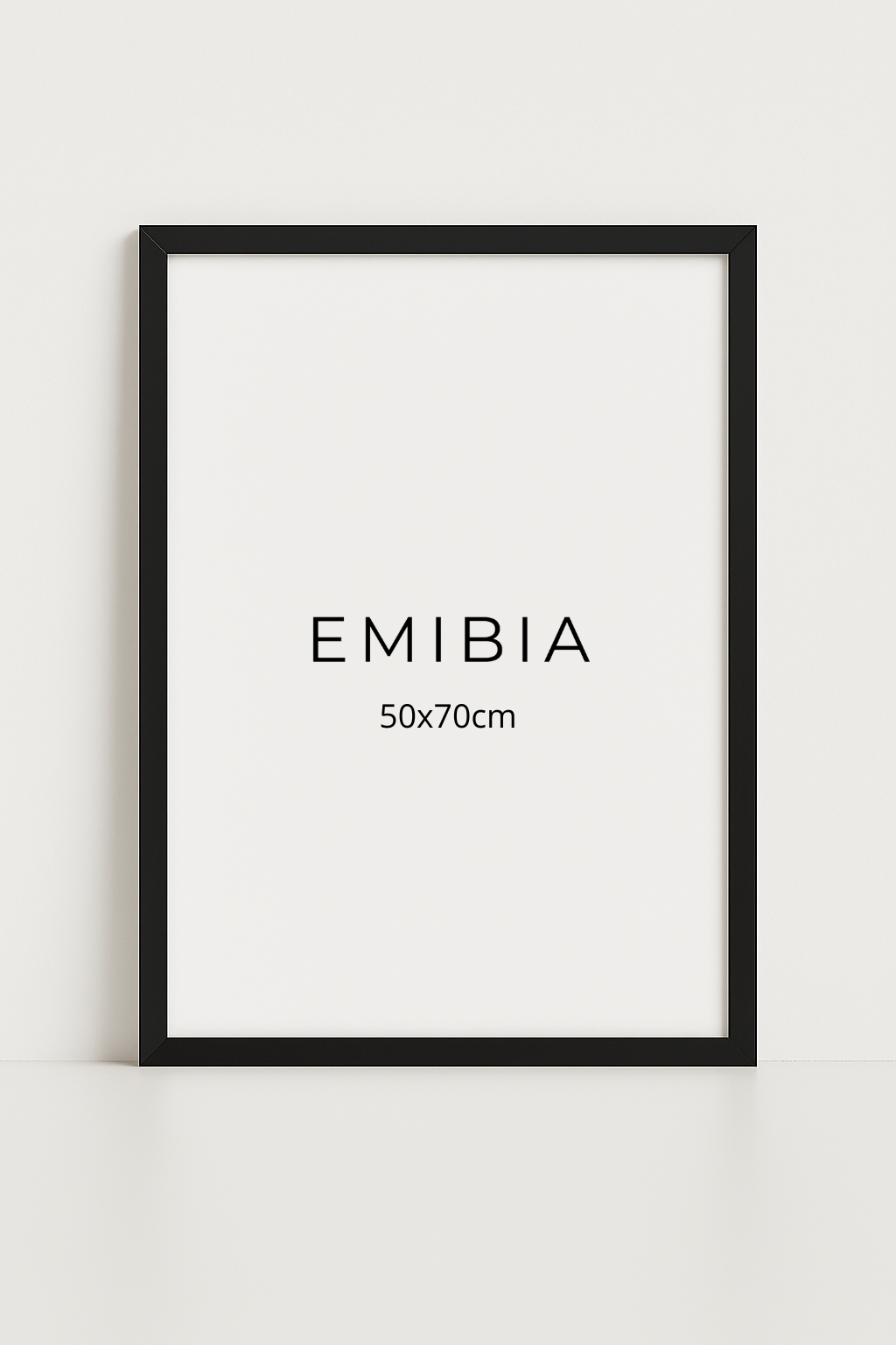 Black wood frame 50x70cm