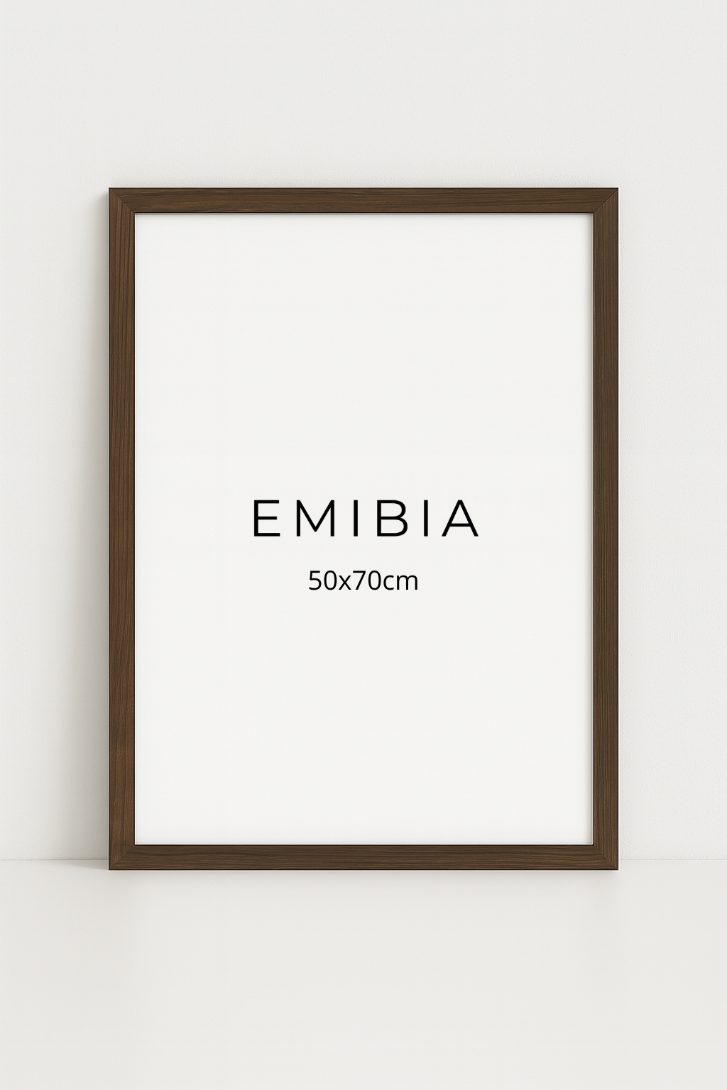 Walnut wood frame 50x70cm