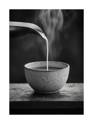 Steaming Pour Poster