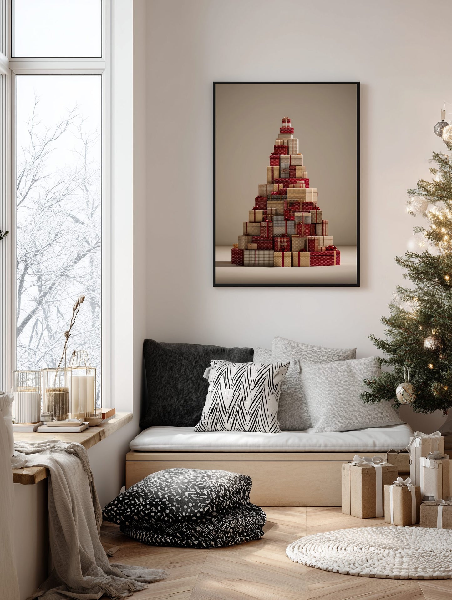 Christmas Gift Tree Poster