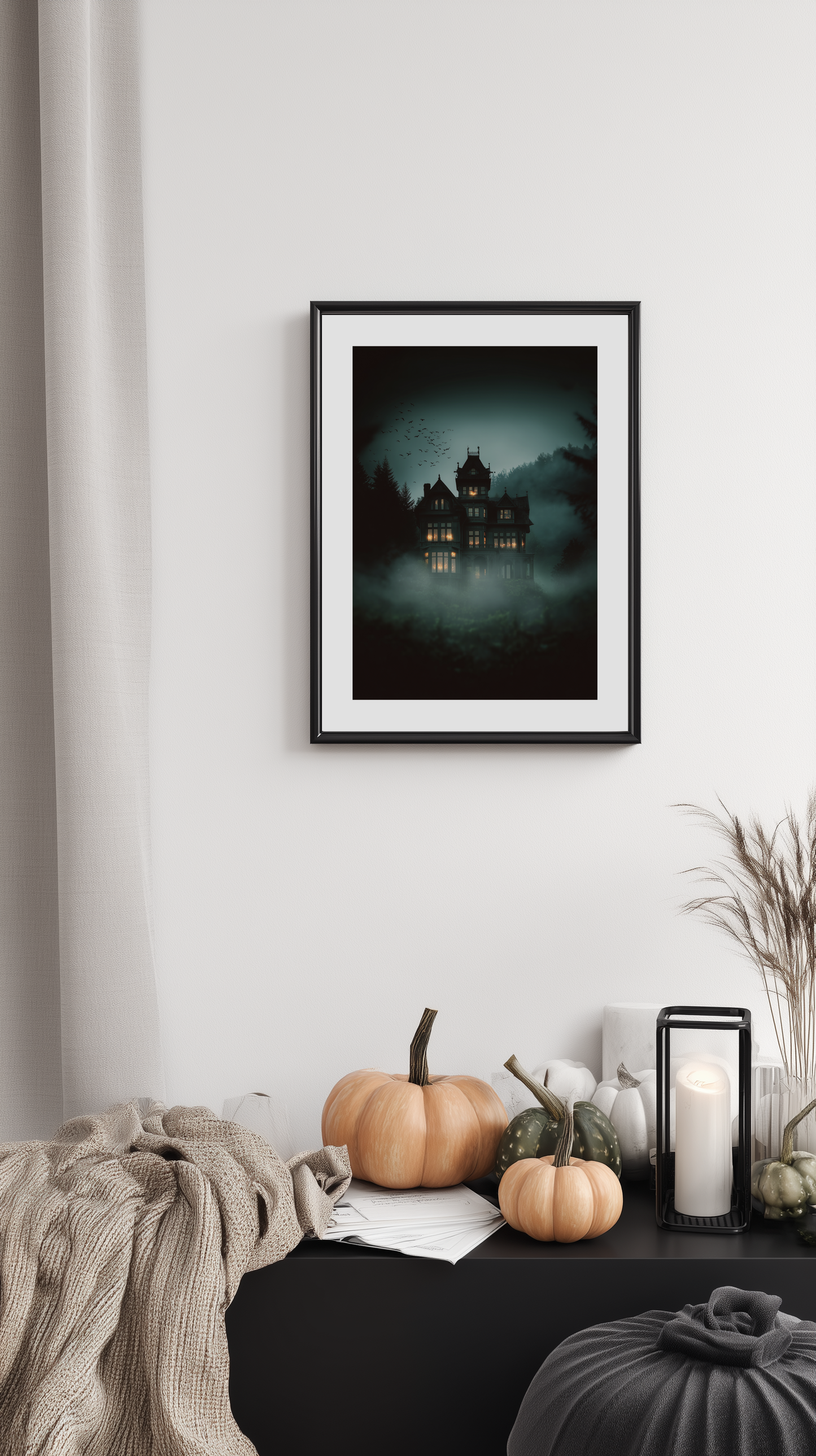 Haunted Victorian Mansion Poster