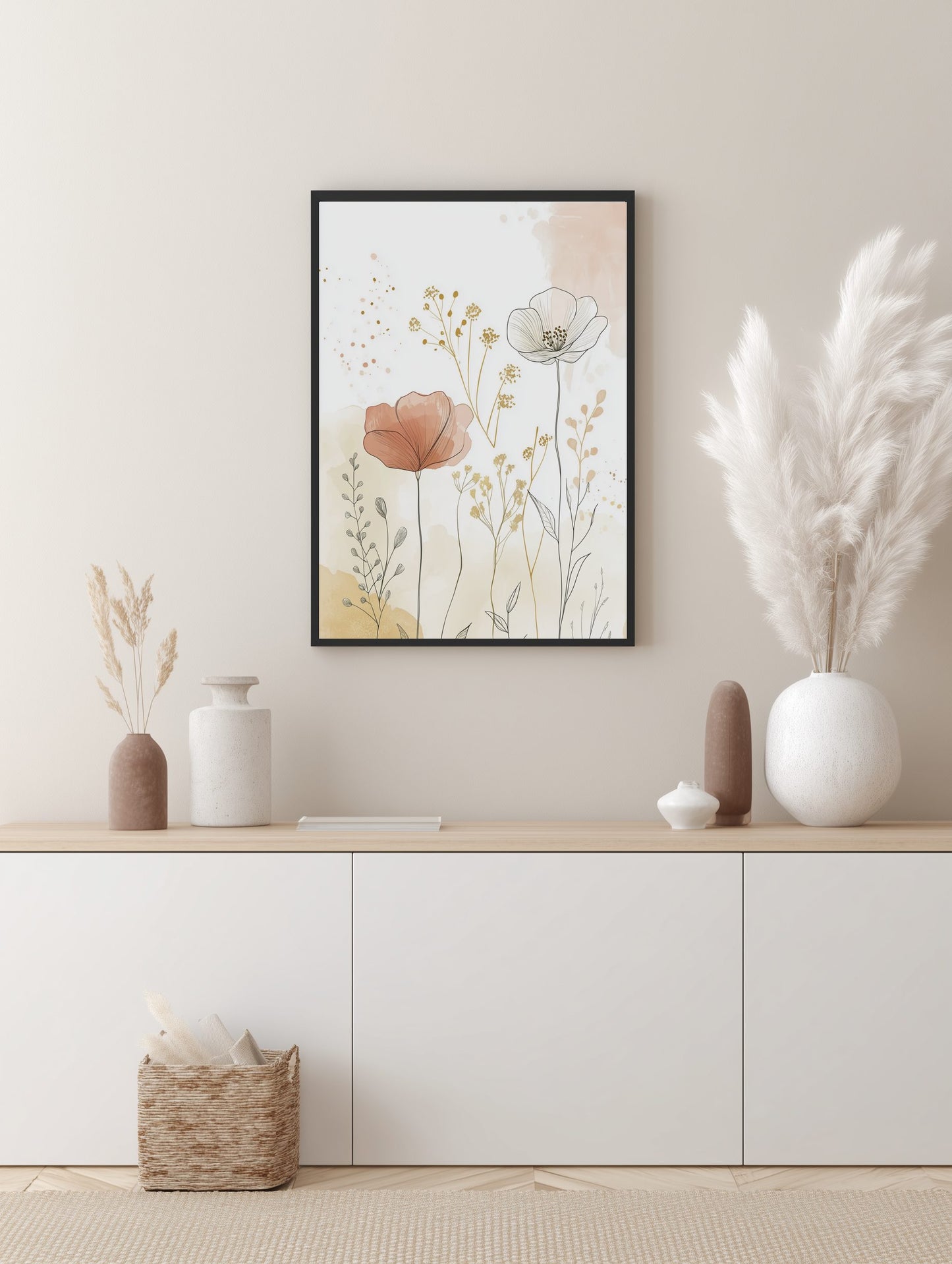 Lined Elegance Poster