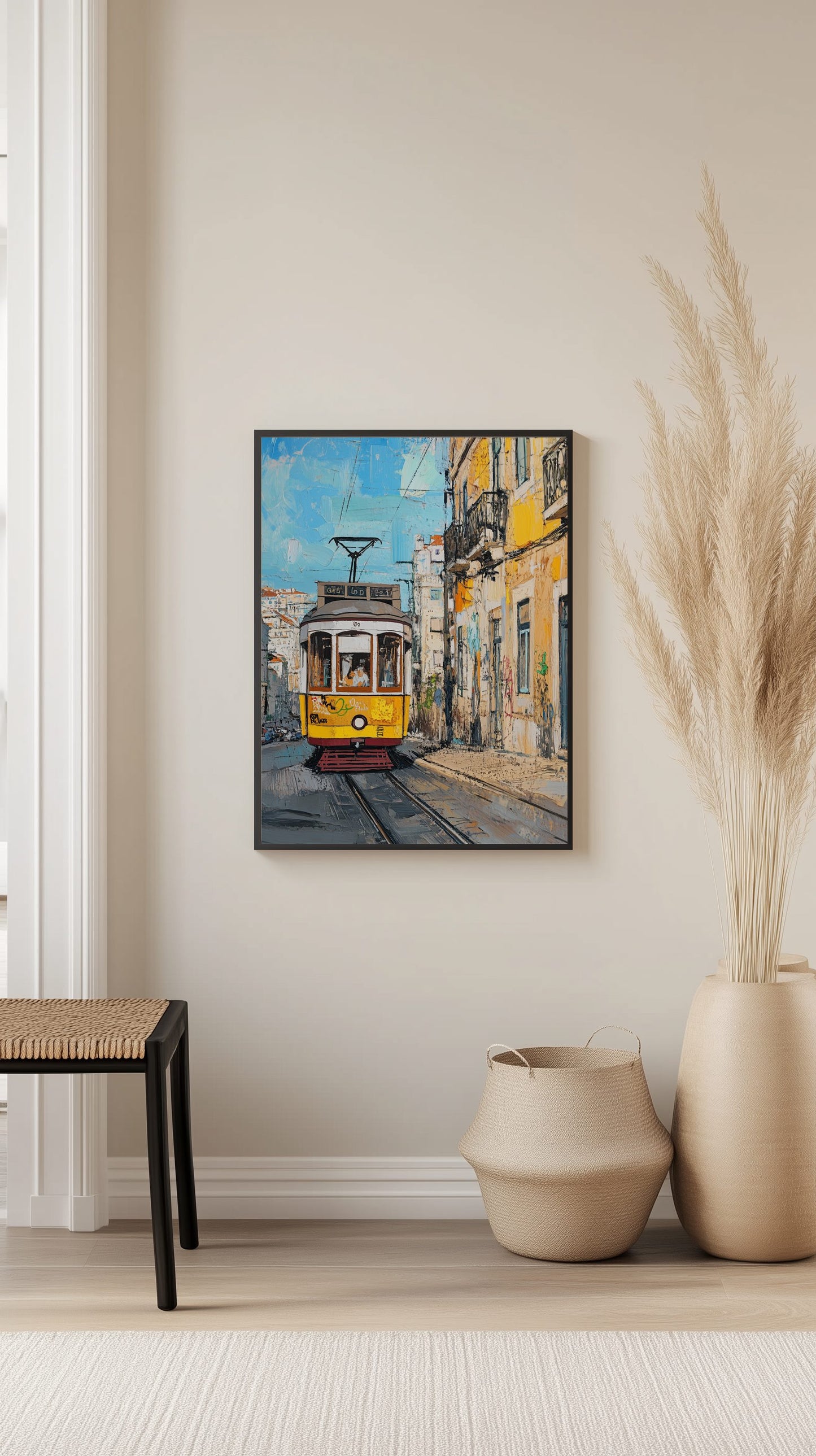 Lisbon Street Tram Poster