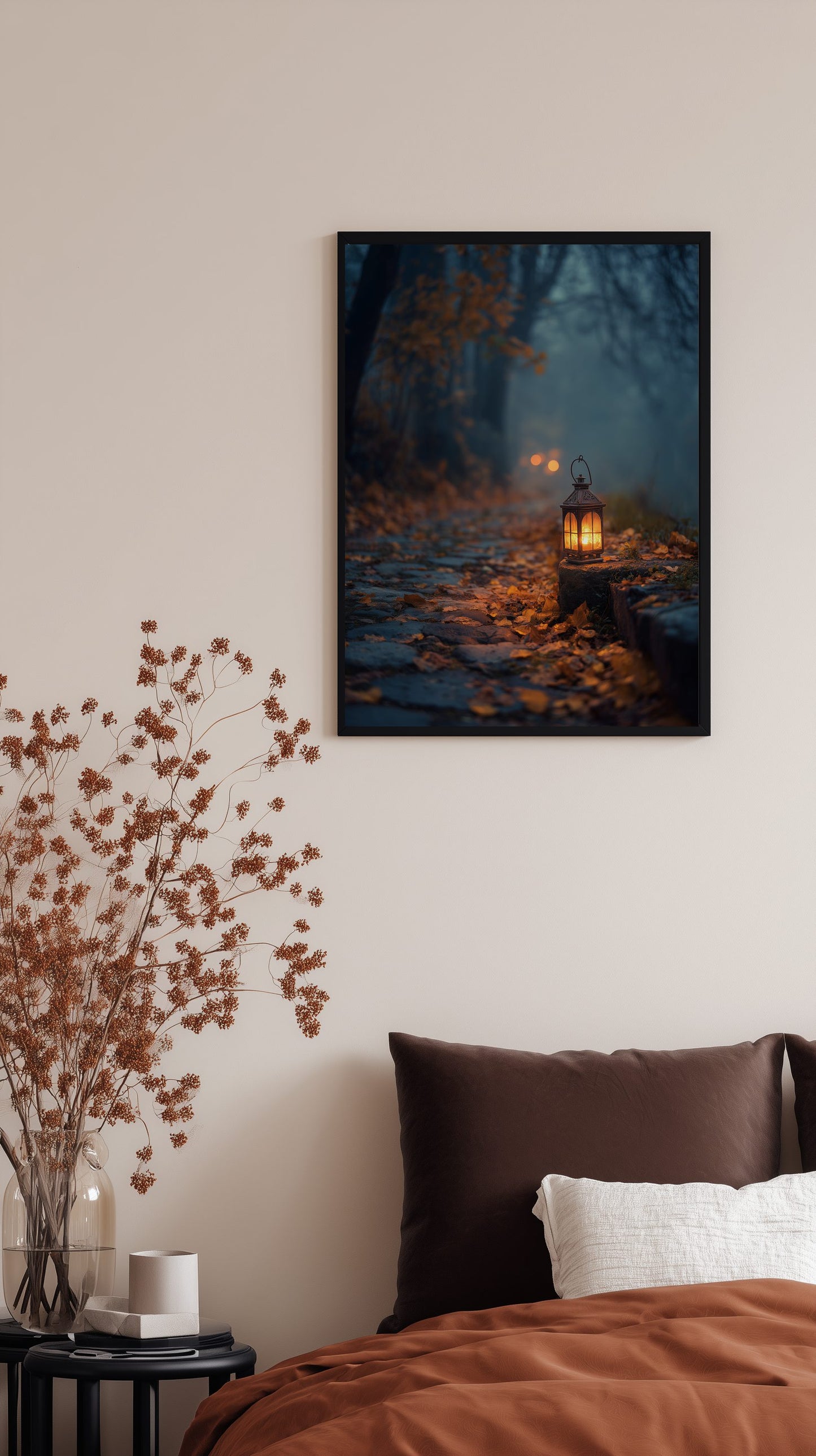 Autumn Lantern Poster