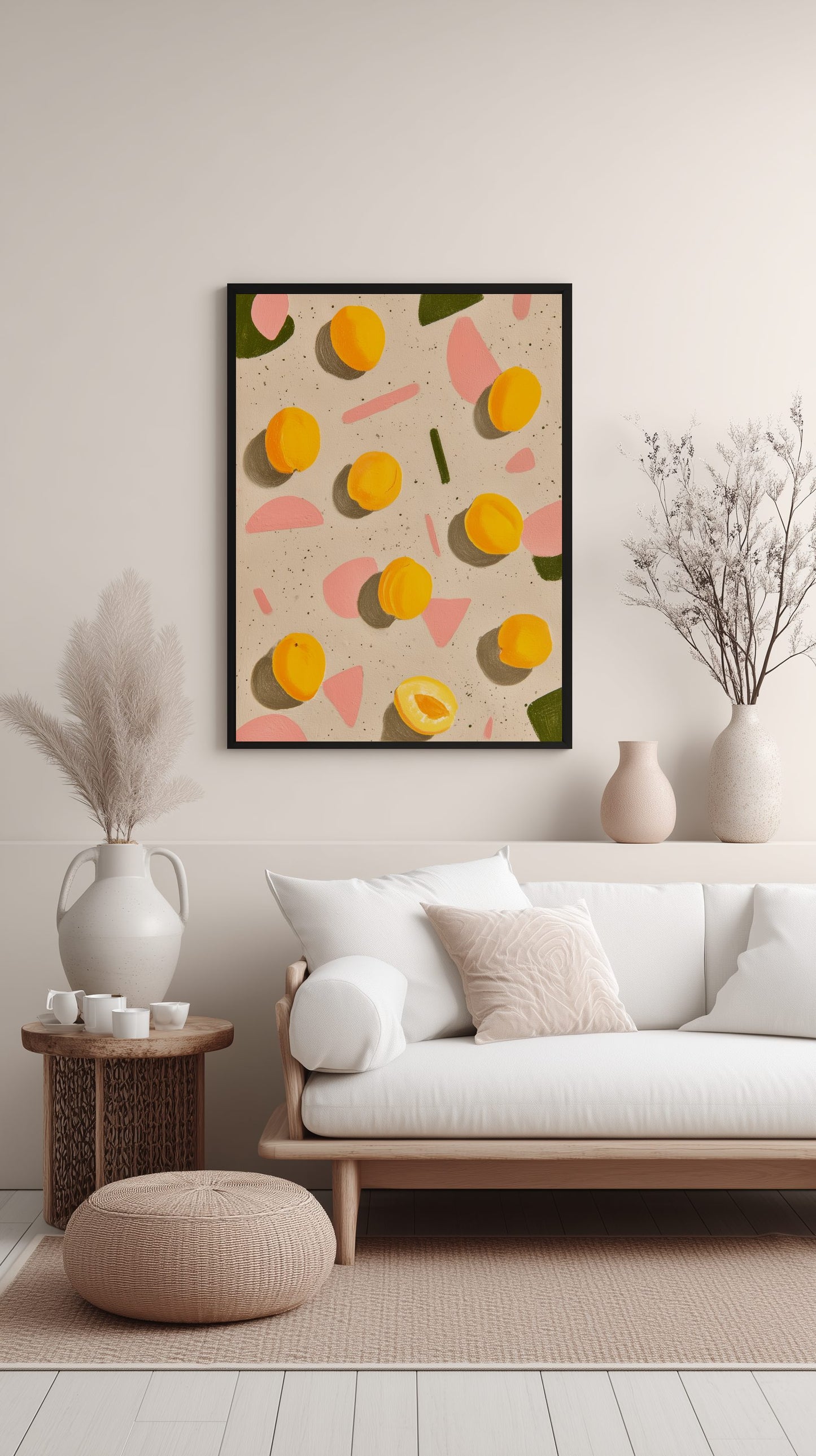 Apricot Pattern Poster
