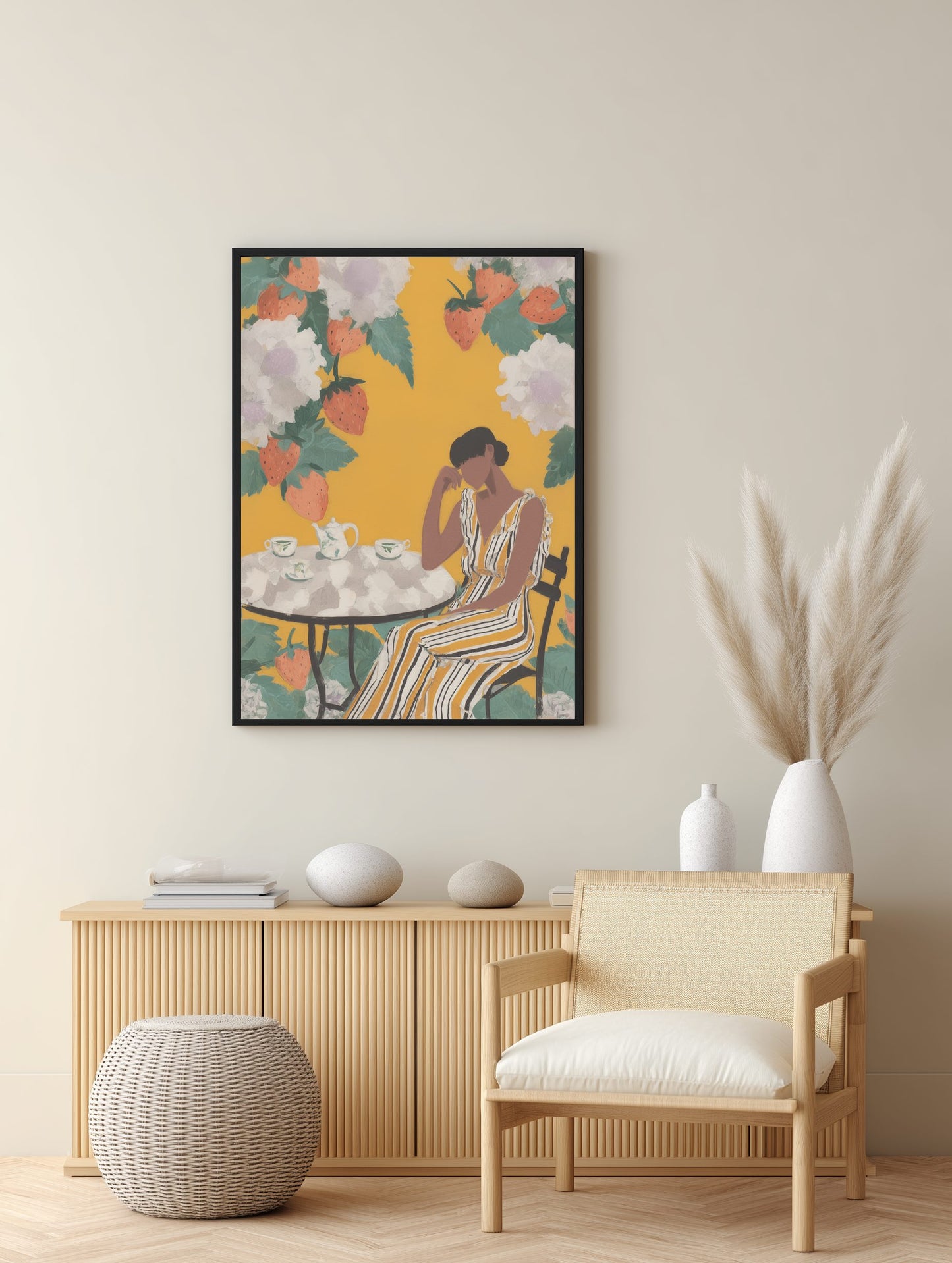 Strawberry Tea Poster