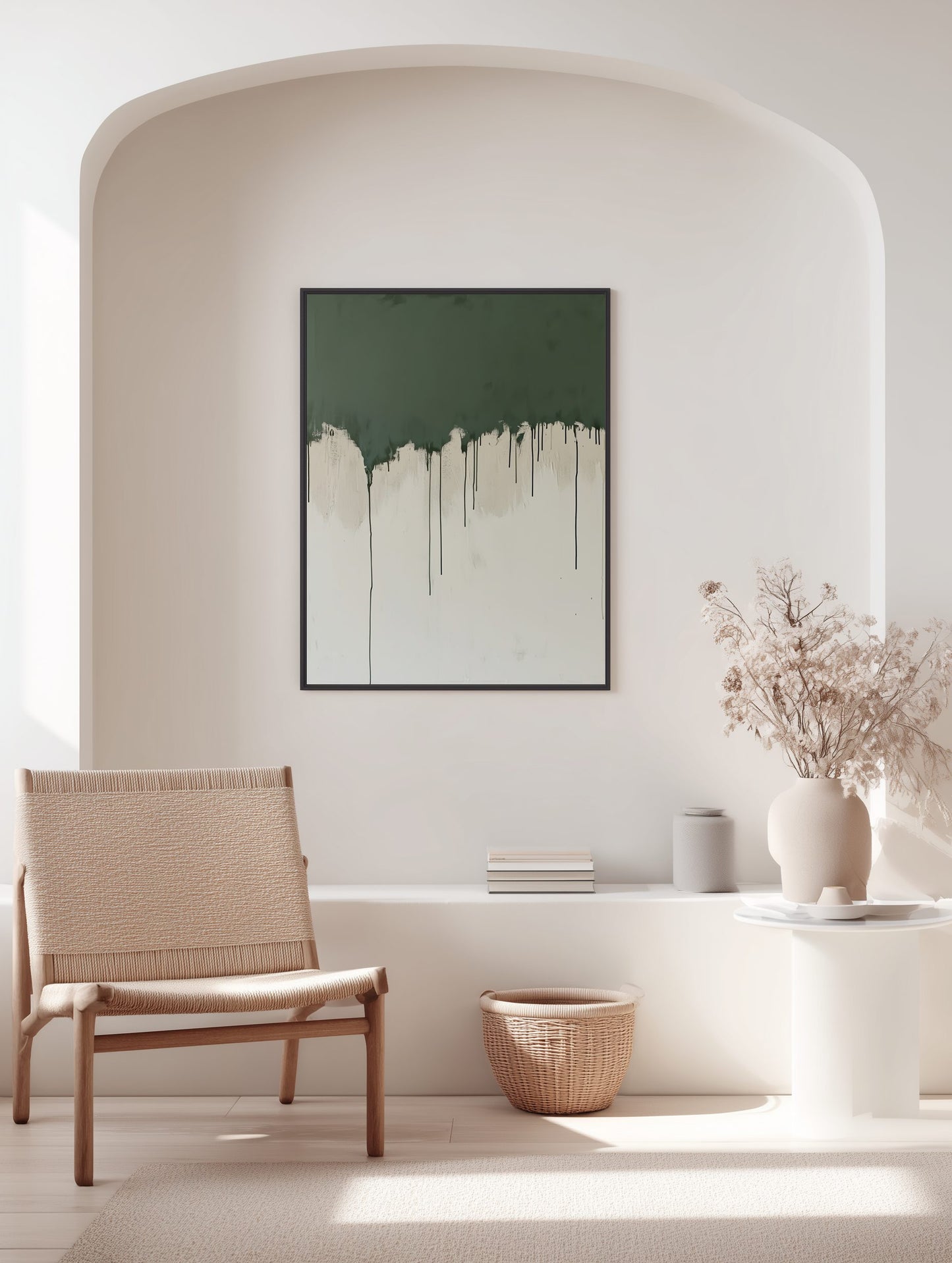 Dripping Paint Abstract Poster