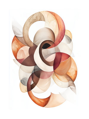 Ethereal Swirls Poster