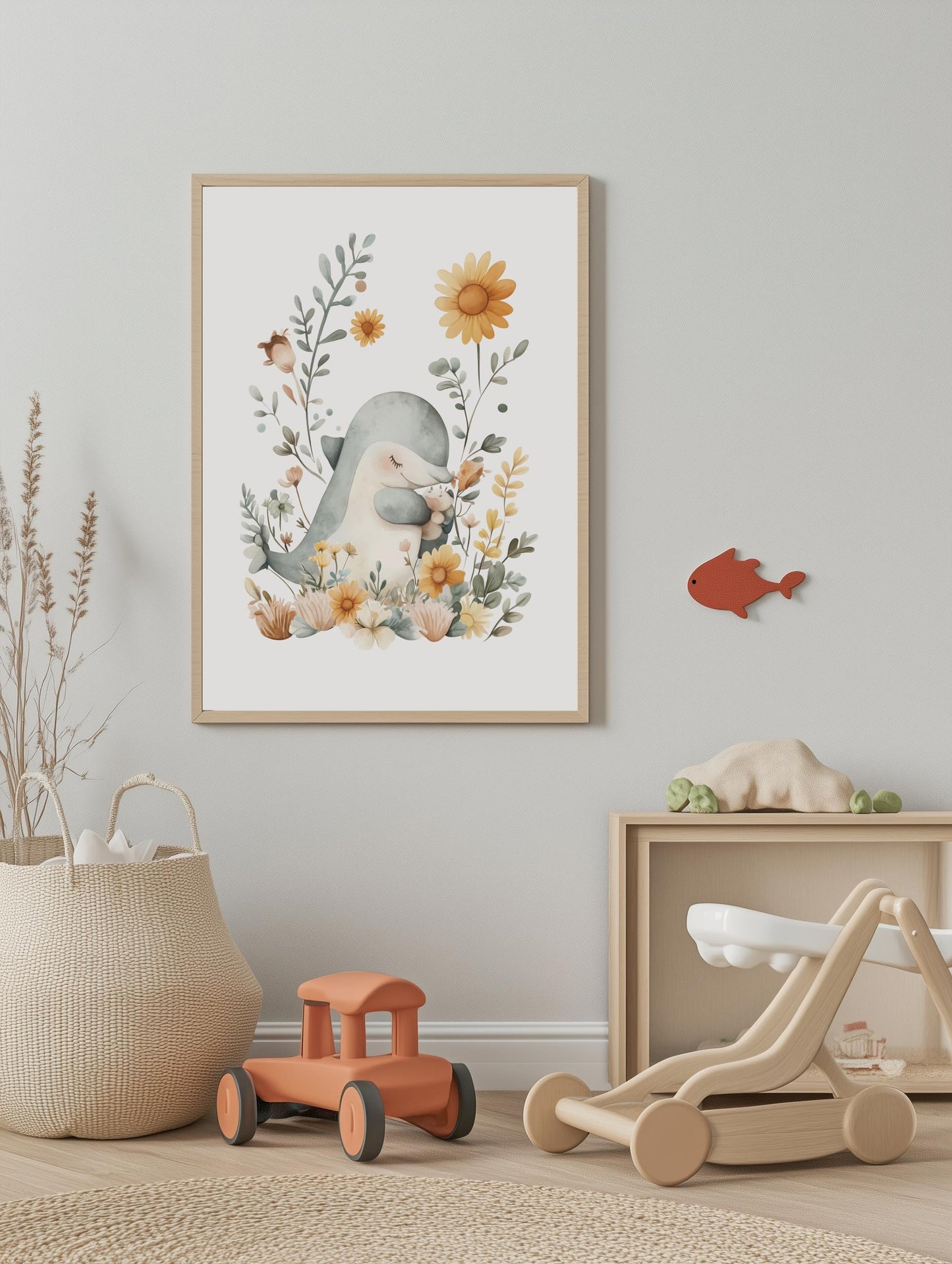 Dolphin Hug Poster