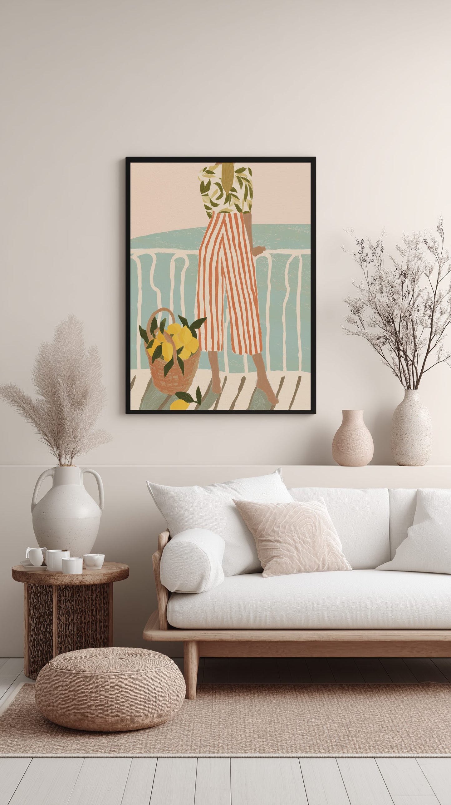 Balcony Lemon View Poster