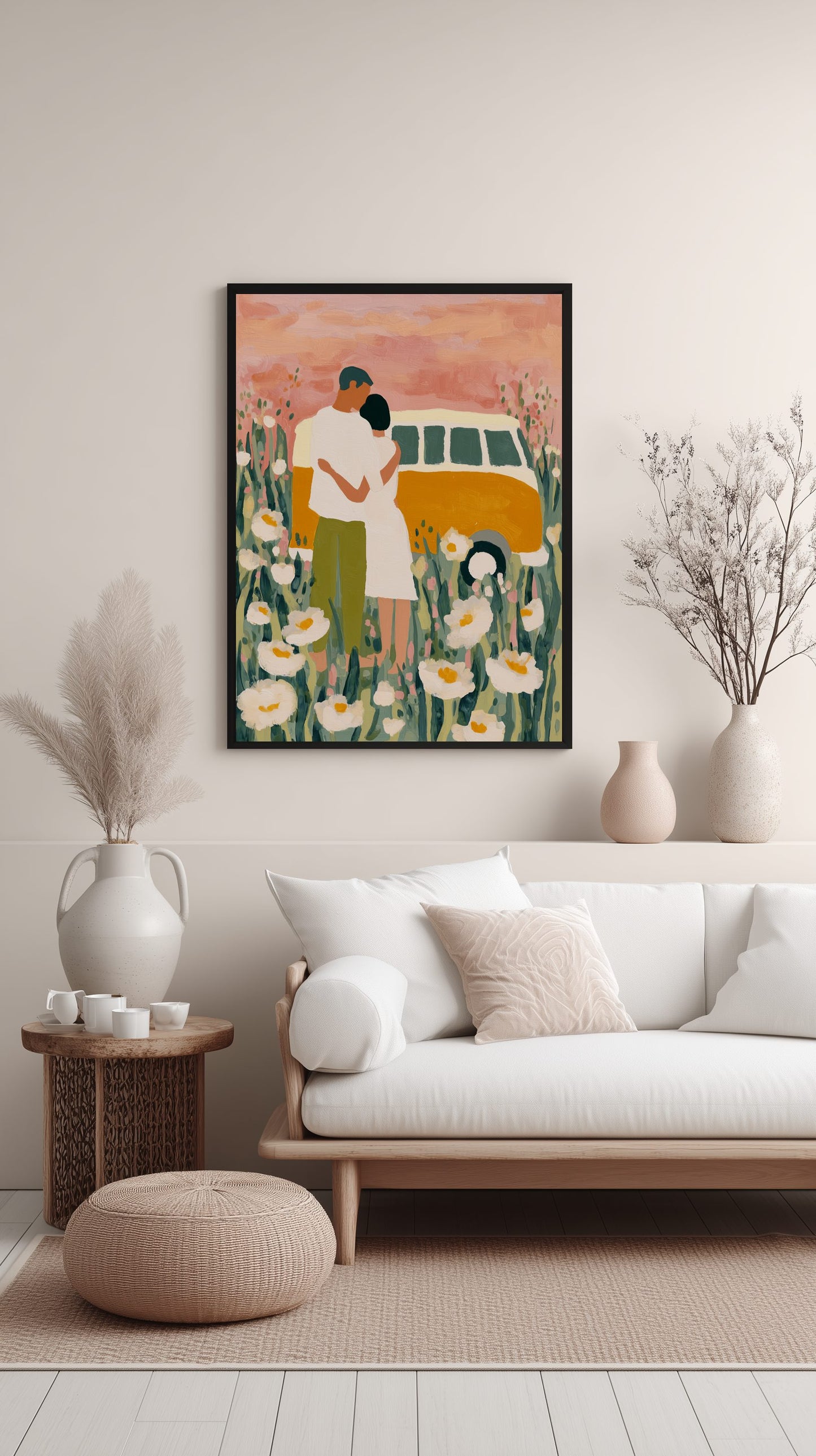 Sunset Embrace Poster