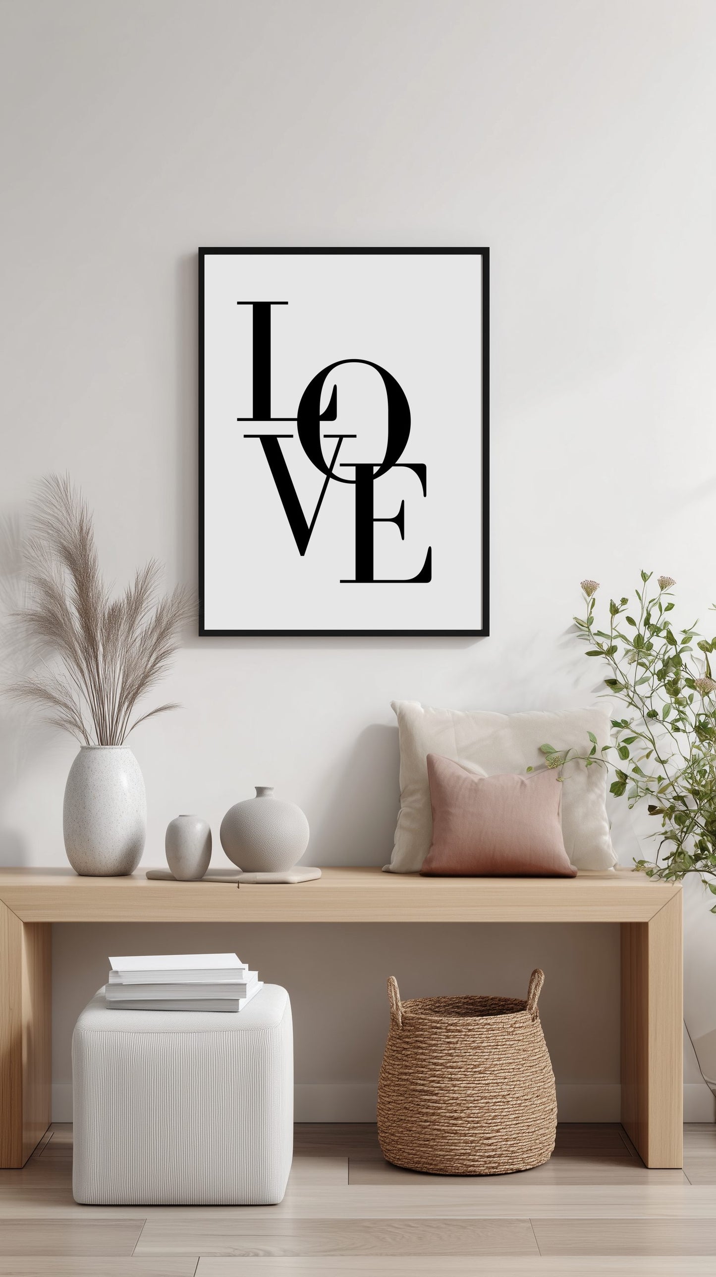 LOVE Modern Typography Poster
