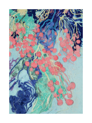 Pink Coral Berries Poster