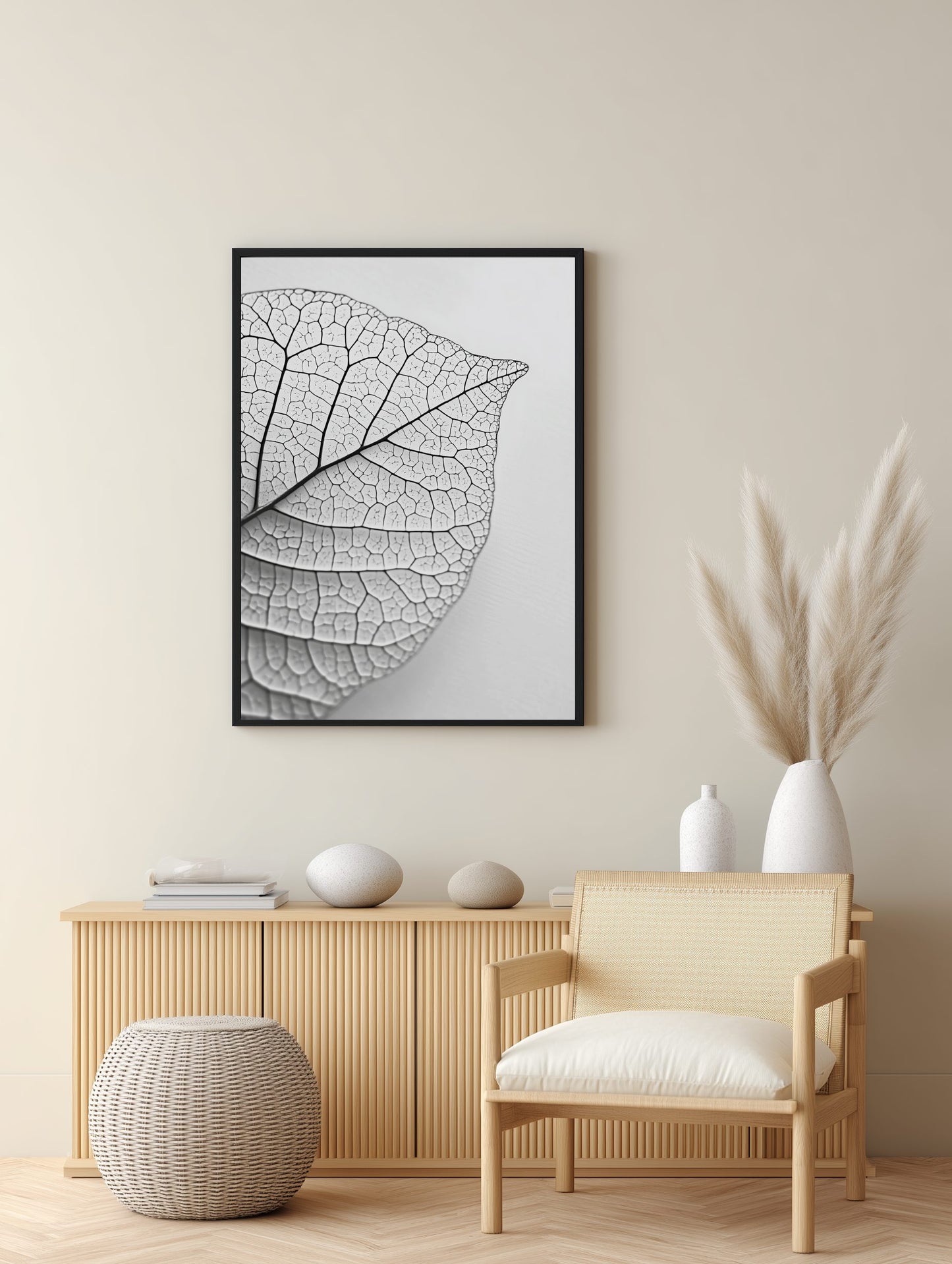 Veined Leaf Texture Poster