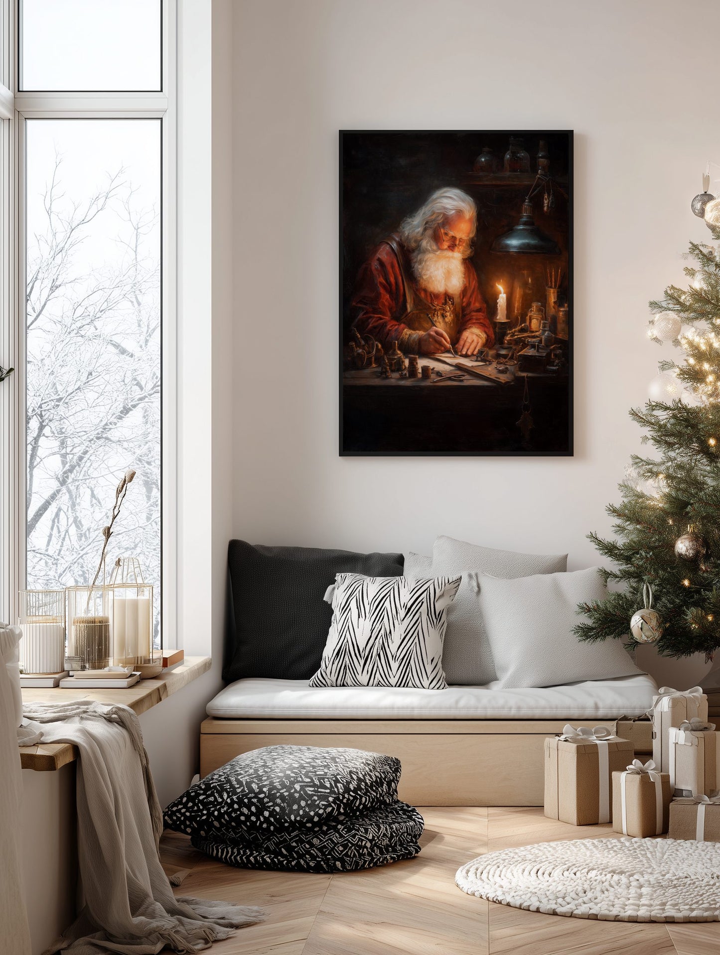 Santa Claus Workshop Poster