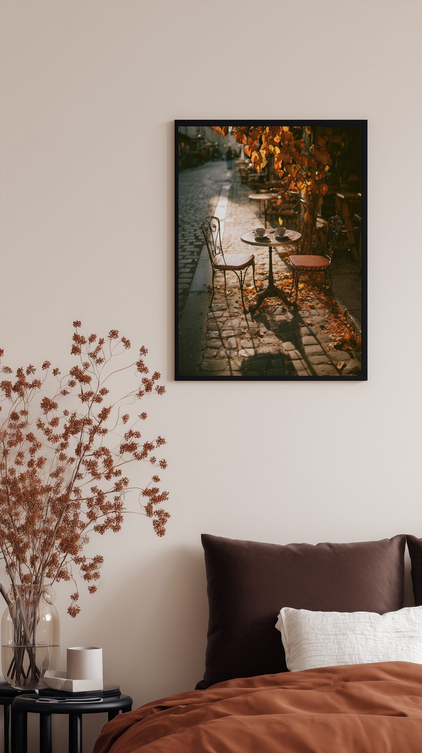 Parisian Café Terrace Poster