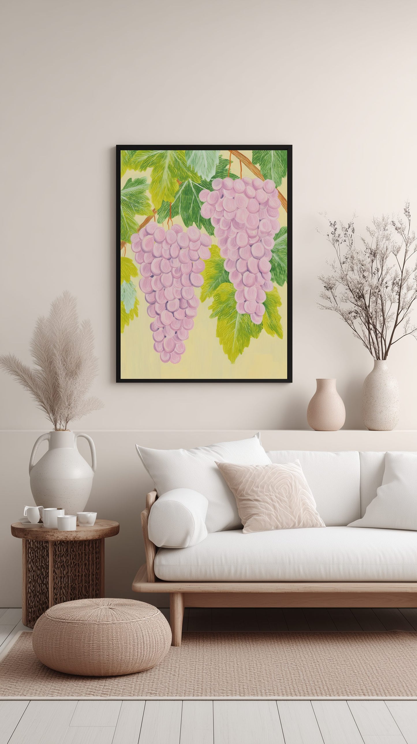 Vineyard Grapes Poster