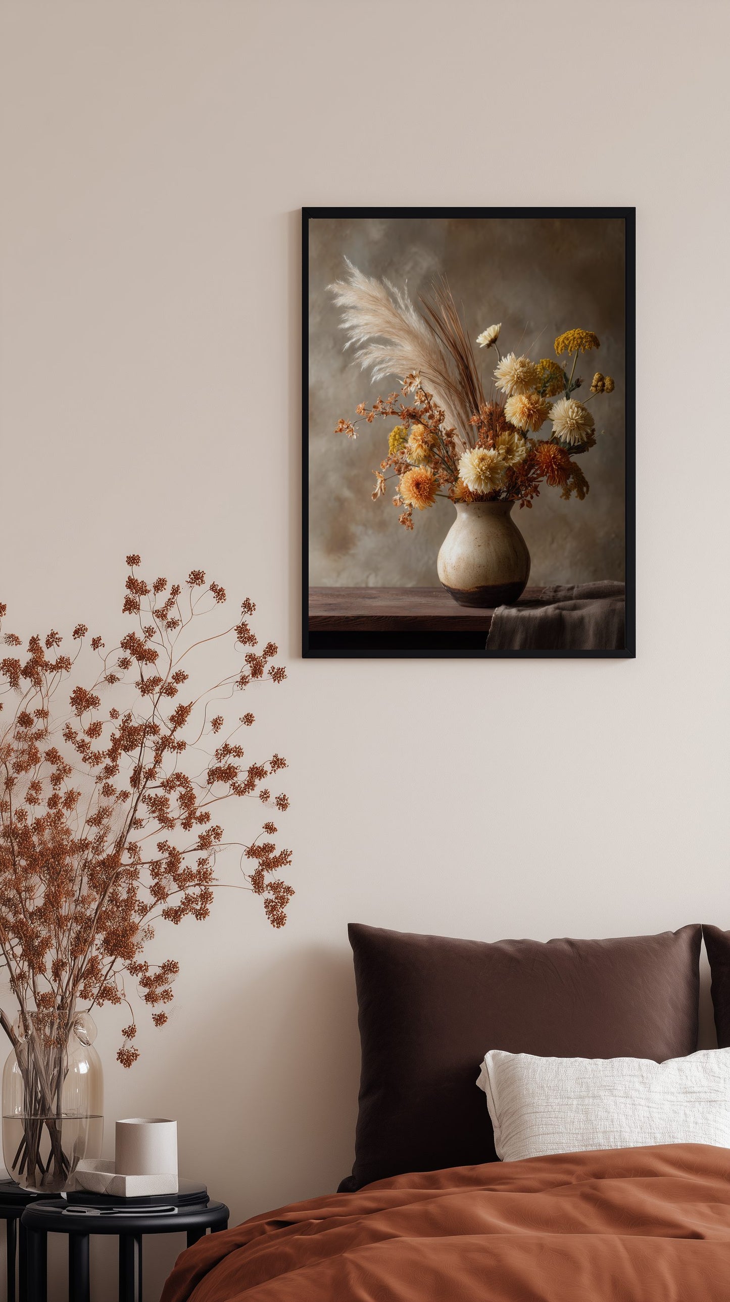 Dried Flower Arrangement Poster
