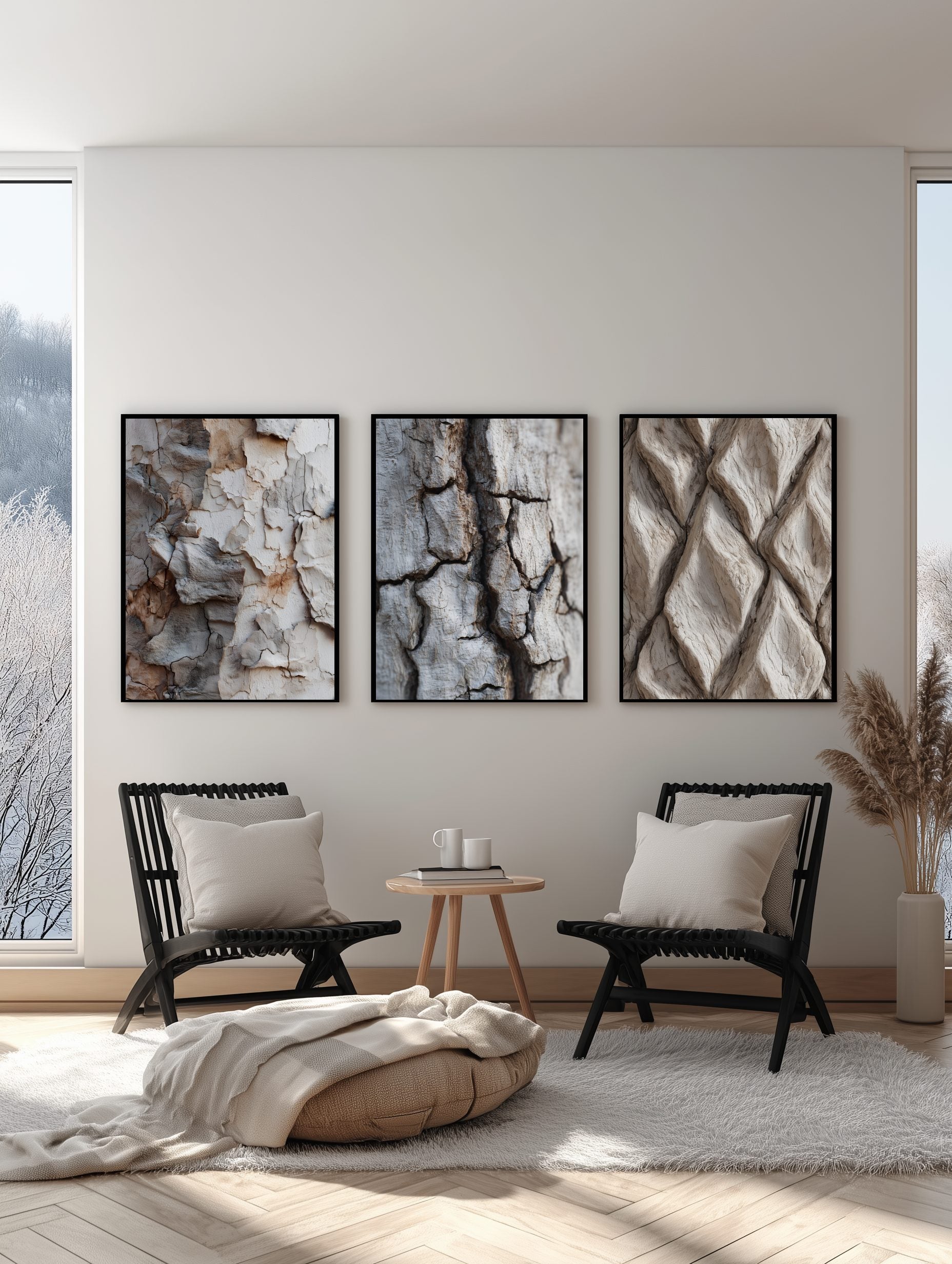 Nordic Wood Posters — Organic Nature Art Prints | Emibia