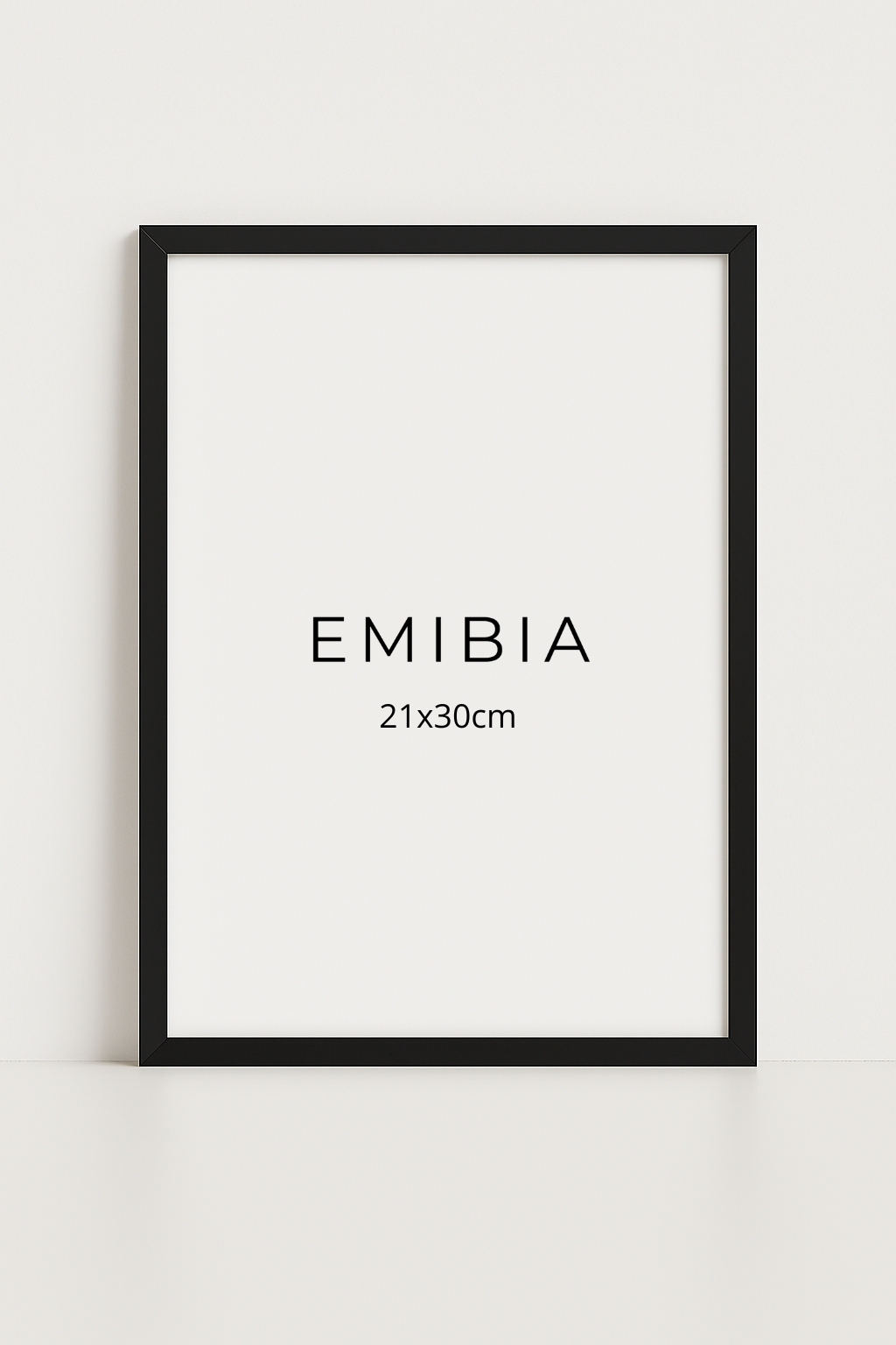 Black wood frame 21x30cm