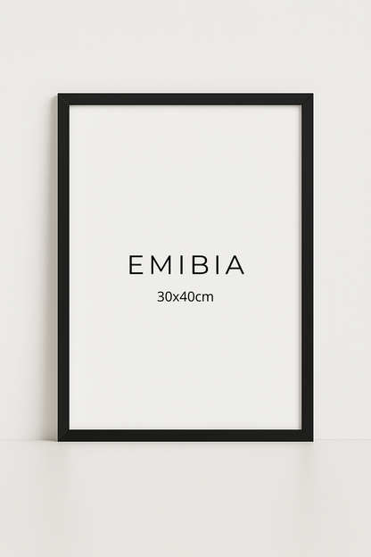 Black wood frame 30x40cm