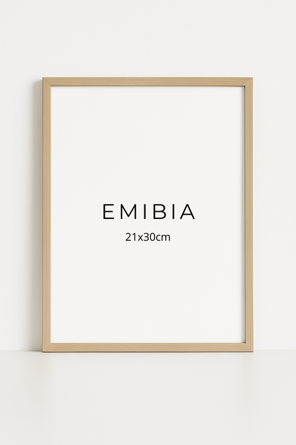 Oak wood frame 21x30cm