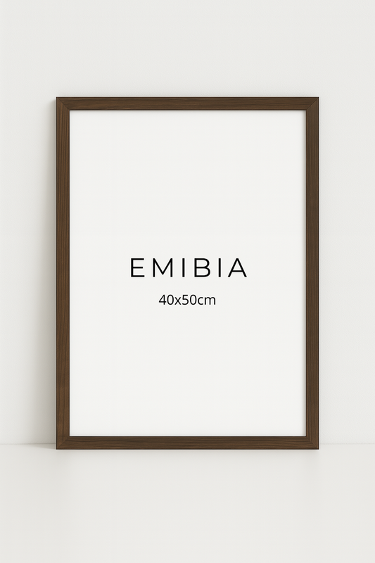 Walnut wood frame 40x50cm