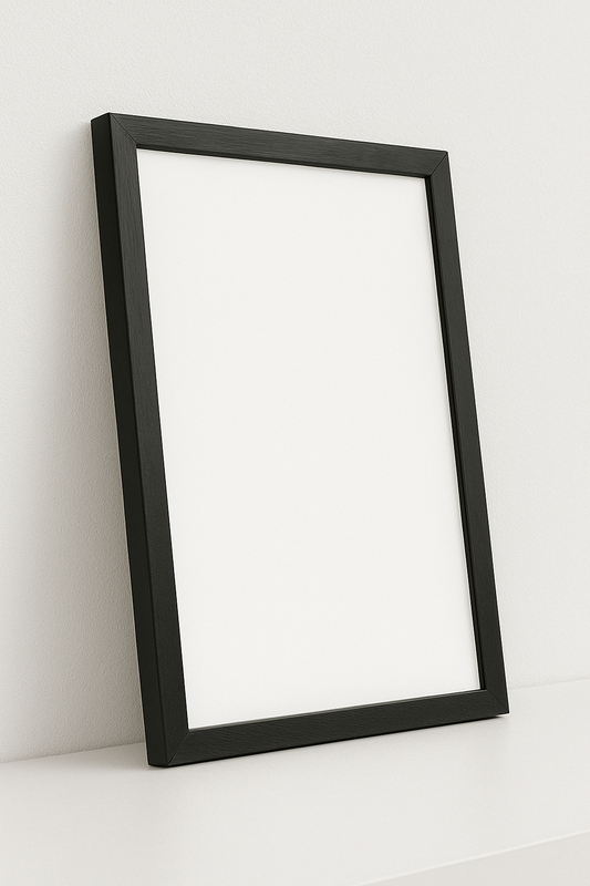 Black wood frame 40x50cm