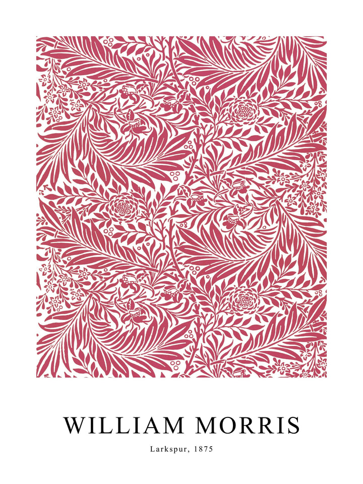 Poster of Willow by William Morris, with golden leaves forming an elegant, nature-inspired design.