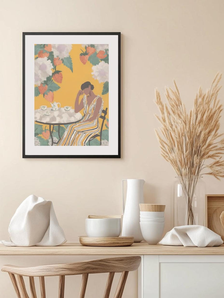 Strawberry Tea Poster