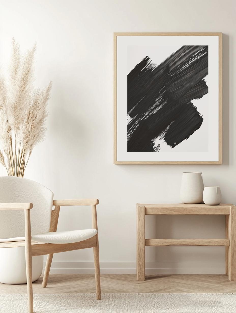 Bold Brush Strokes Poster