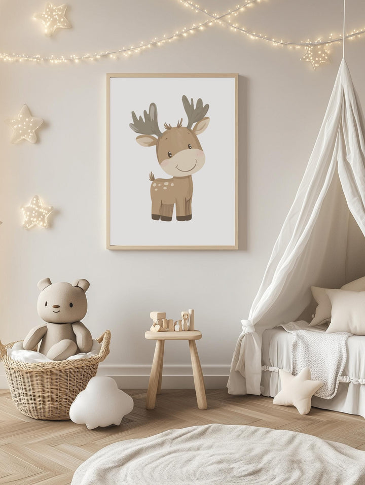 Baby Moose Poster