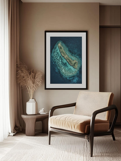 Coral Island View Poster