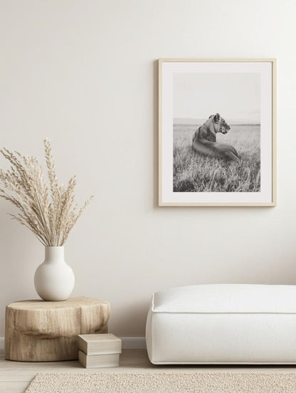 Resting Lioness Poster