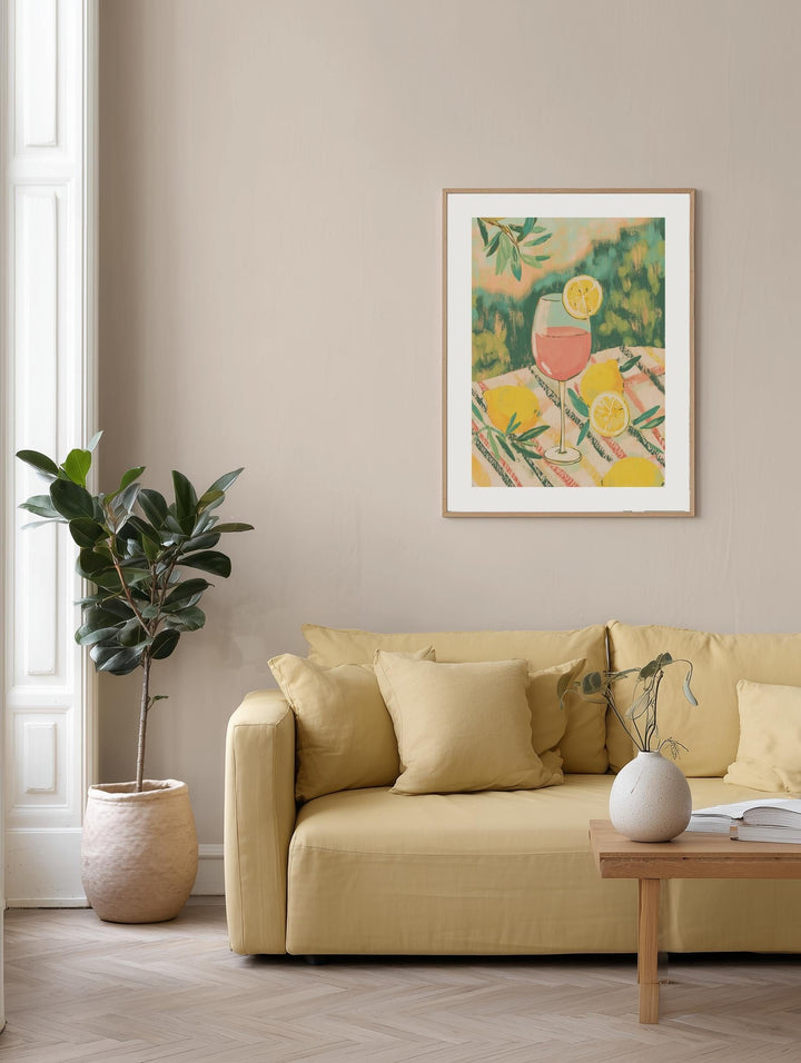 Lemon Aperitif Poster