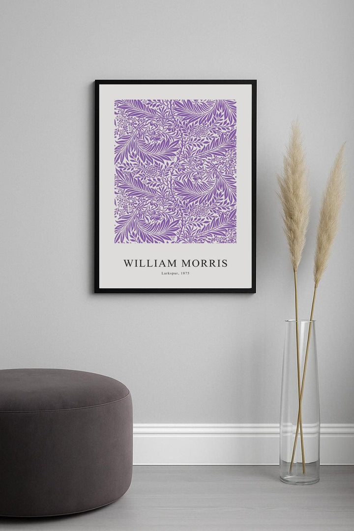 Larkspur Violet Reverie Poster
