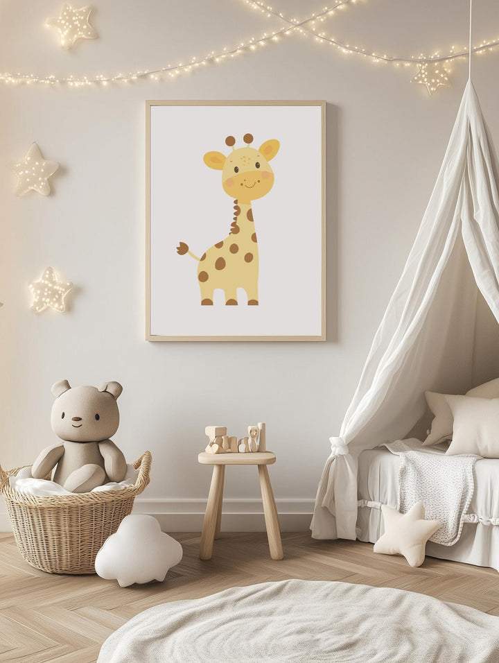 Happy Giraffe Poster