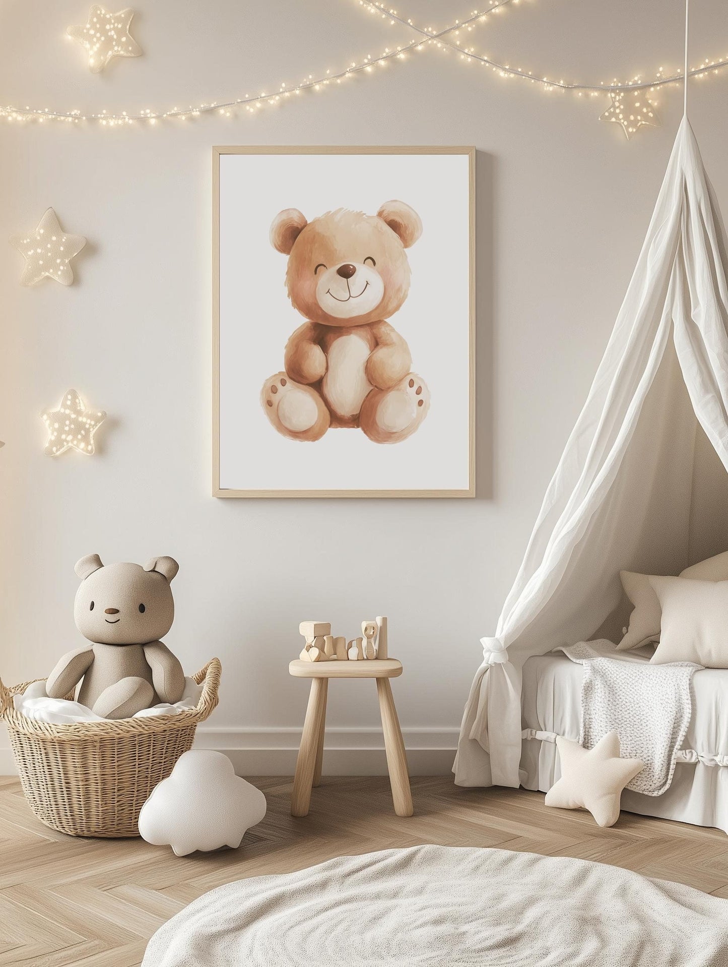 Smiling Teddy Bear Poster