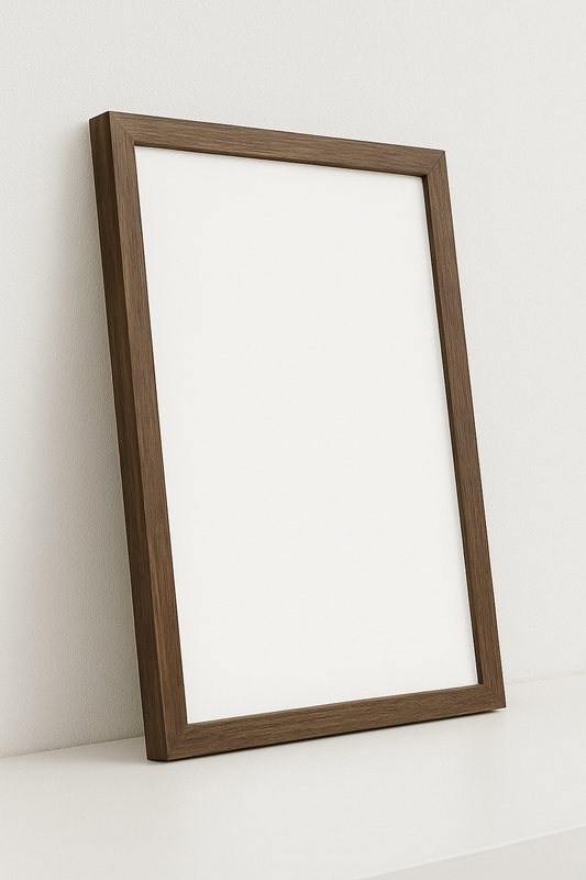 Walnut wood frame 50x70cm