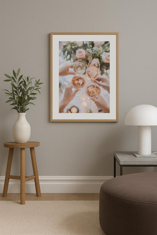 Wedding Toast Photo Poster