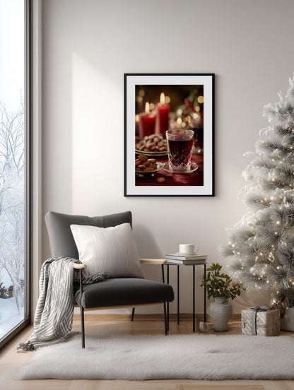 Swedish Glögg and Almonds Poster