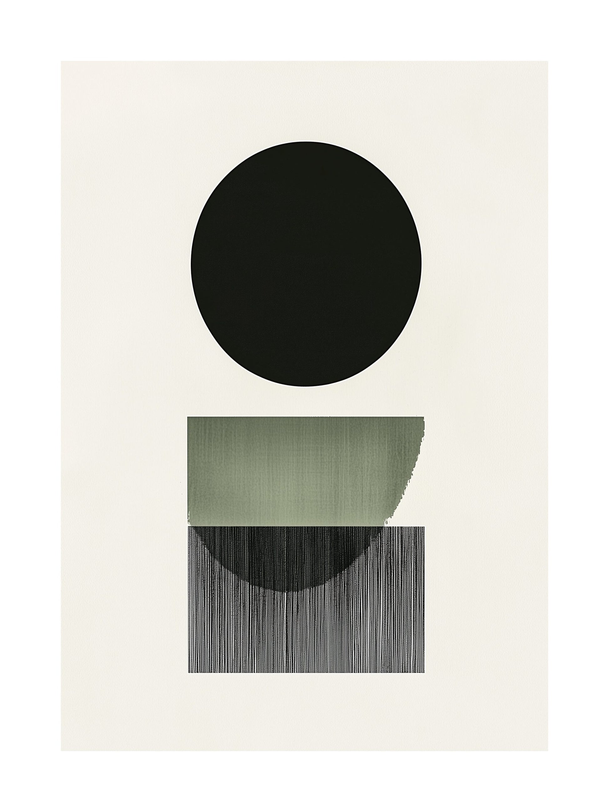 bold block decorative wall art - modern poster for home or office