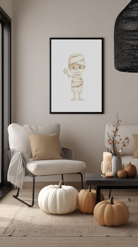 Friendly Mummy Kids Poster
