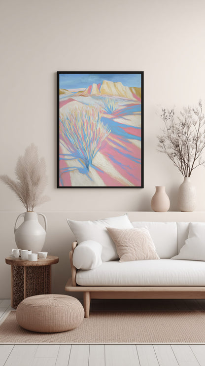 Sunlit Desert Dream Poster