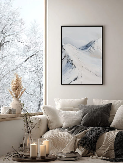 Winter Mountain Path Poster