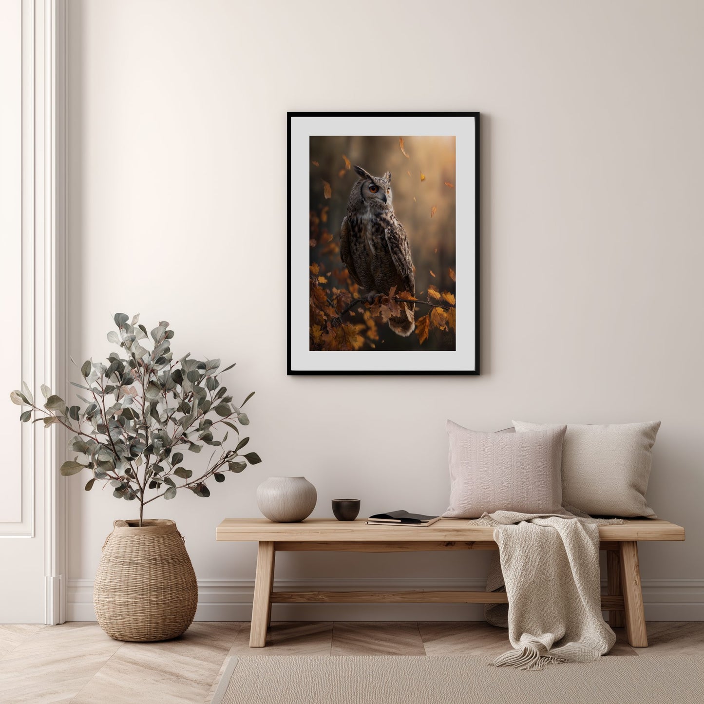 Autumn Owl Poster