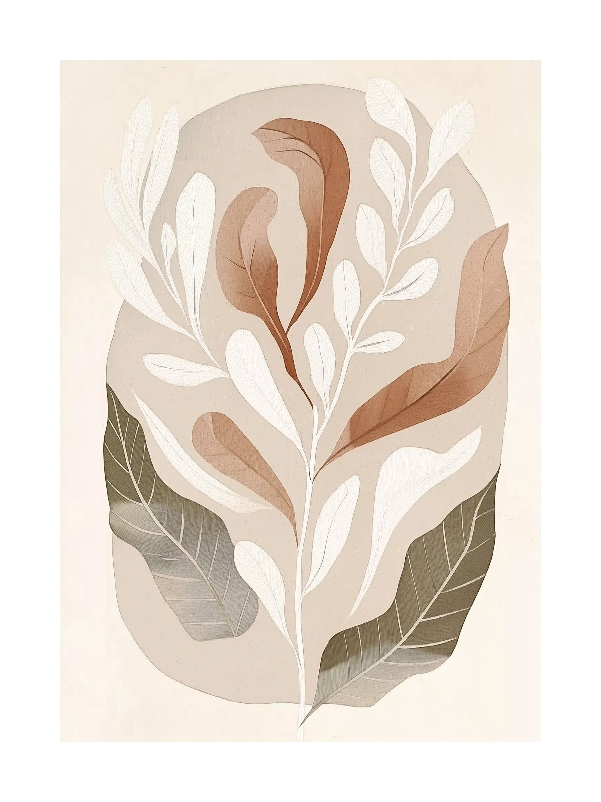 autumn essence decorative wall art - modern poster for home or office