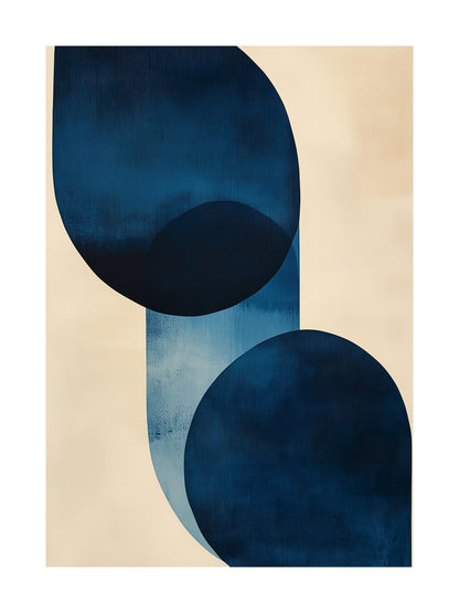 deep flow decorative wall art - modern poster for home or office