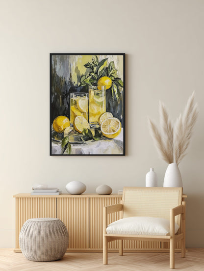 Limoncello Still Life Poster
