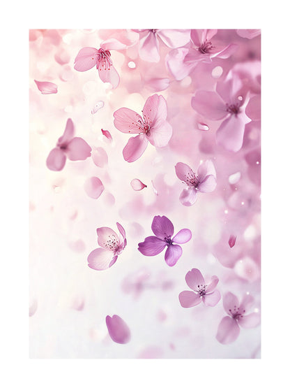 soft spring blossoms decorative wall art - modern poster for home or office